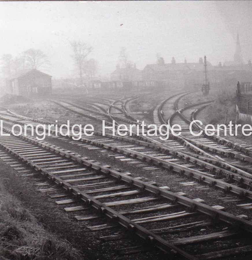 349F - Railway - Misty View of Goods Yard - 1966